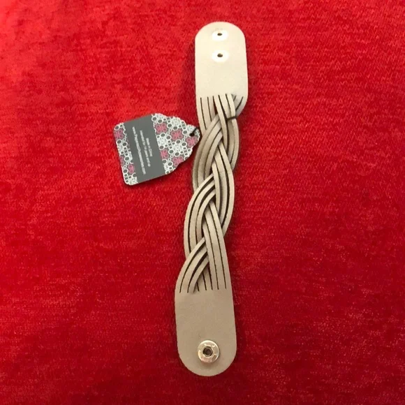 Paparazzi Silver Braided Bracelet - Picture 6 of 9